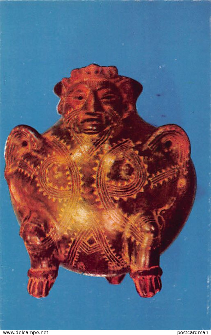 COSTA RICA - Museo Nacional - Efigie humana en barro de Linea Vieja - Ed. Casa G