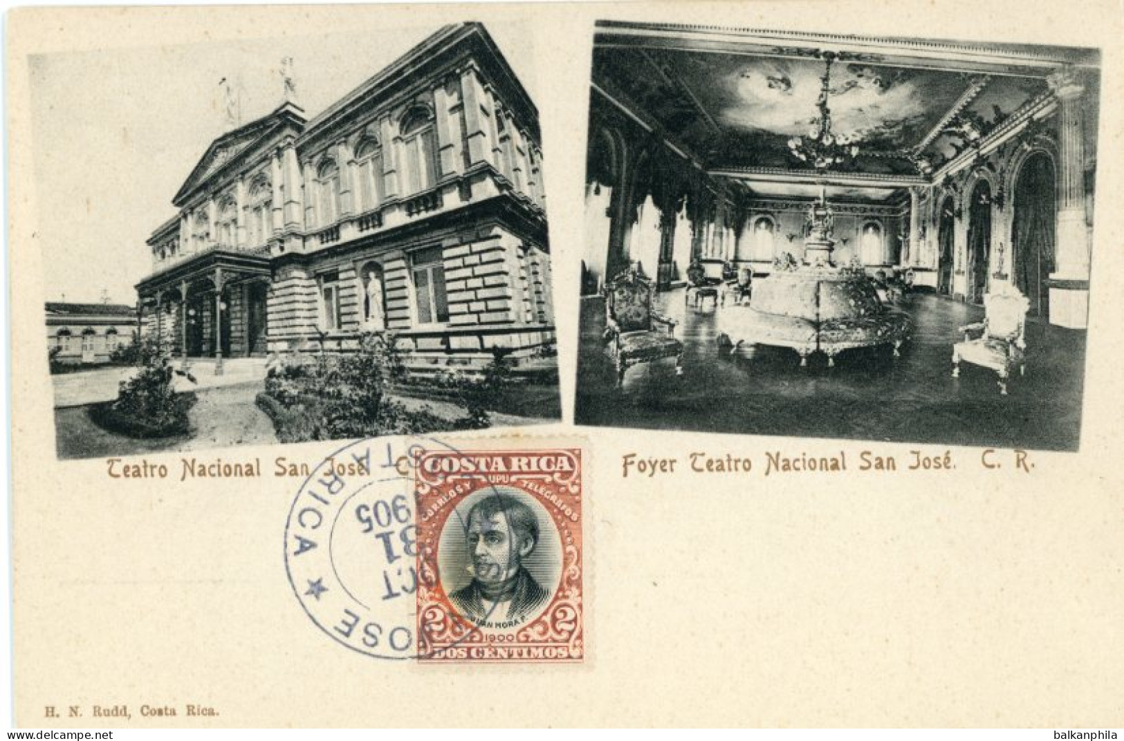 Costa Rica San Jose National Theatre 1905