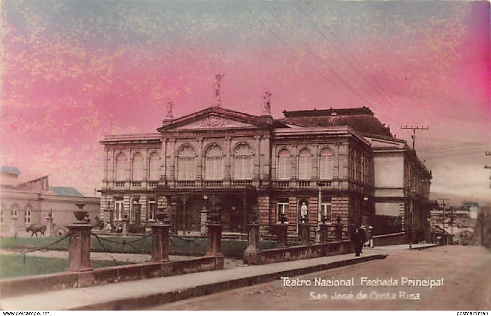 Costa Rica - SAN JOSÉ - Teatro Nacional - Fachada Principal - Ed. Libreria Alsina