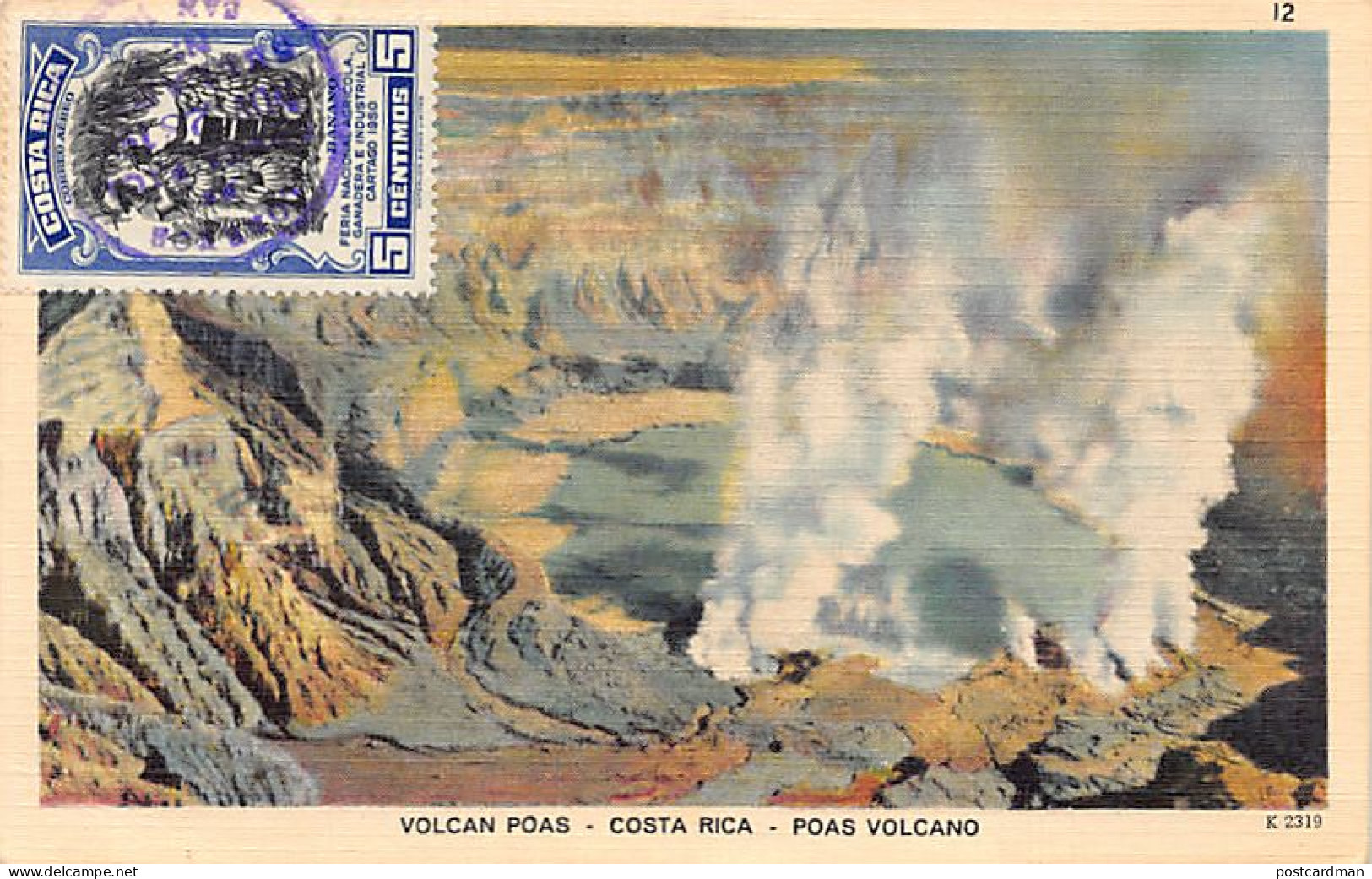 Costa Rica - Volcan Poas - Ed. Carlos Federspiel & Co.