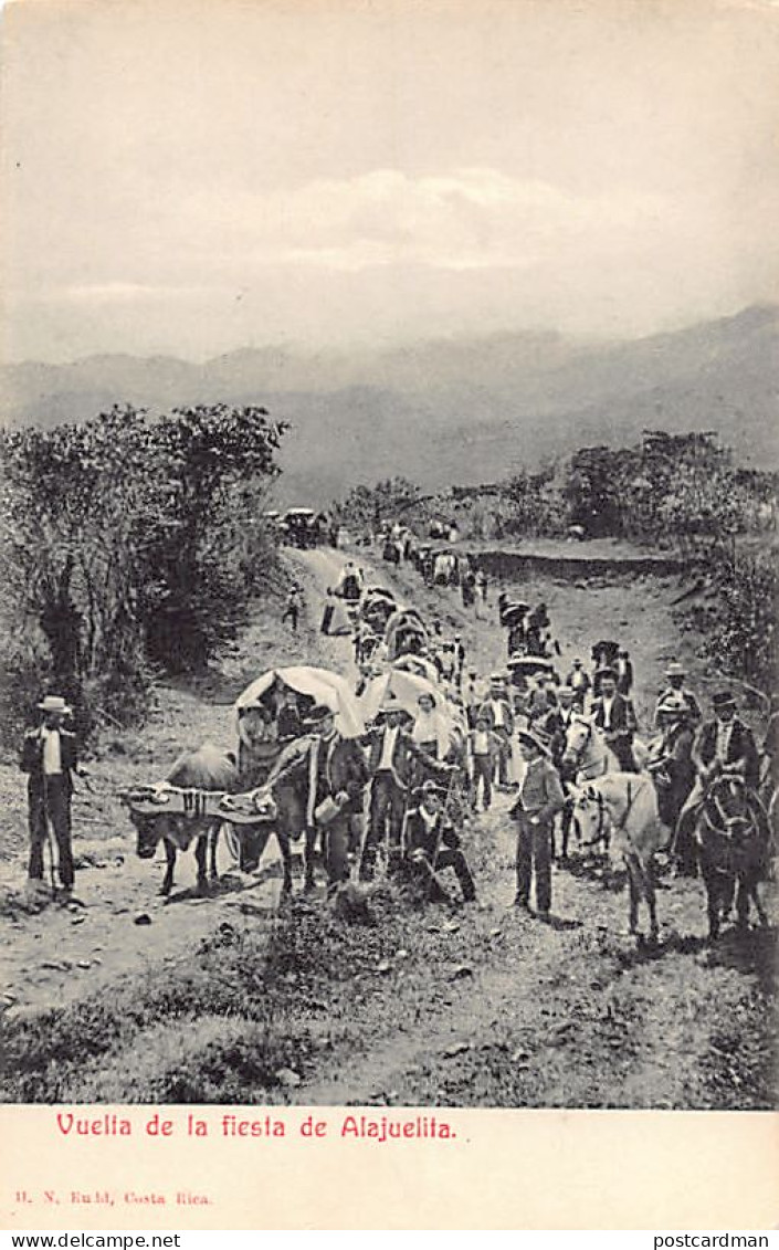 Costa Rica - Vuelta de la fiesta de Alajuelita - Ed. H. N. Rudd