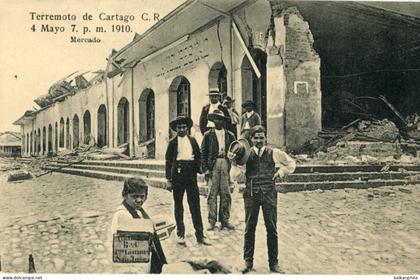 Costa Rica Cartago Earthquake 1910 Market