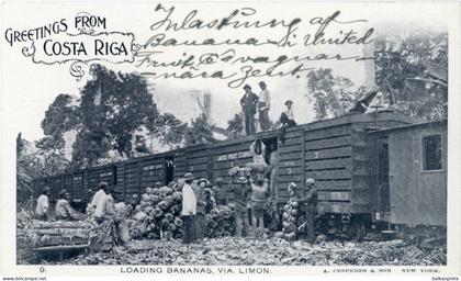 Costa Rica Limon Loading Bananas to Train