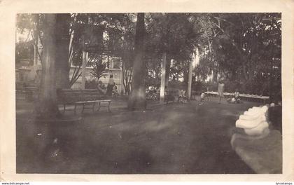 Costa Rica Port Limon Gardens RPPC vintage postcard