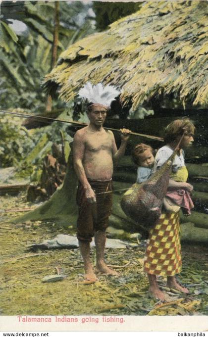 Costa Rica Talamanca Indians Going Fishing