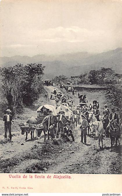 Costa Rica - Vuelta de la fiesta de Alajuelita - Ed. H. N. Rudd