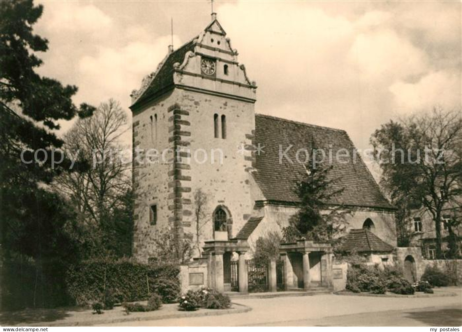 Coswig Sachsen Alte Kirche Baudenkmal 15. Jhdt.