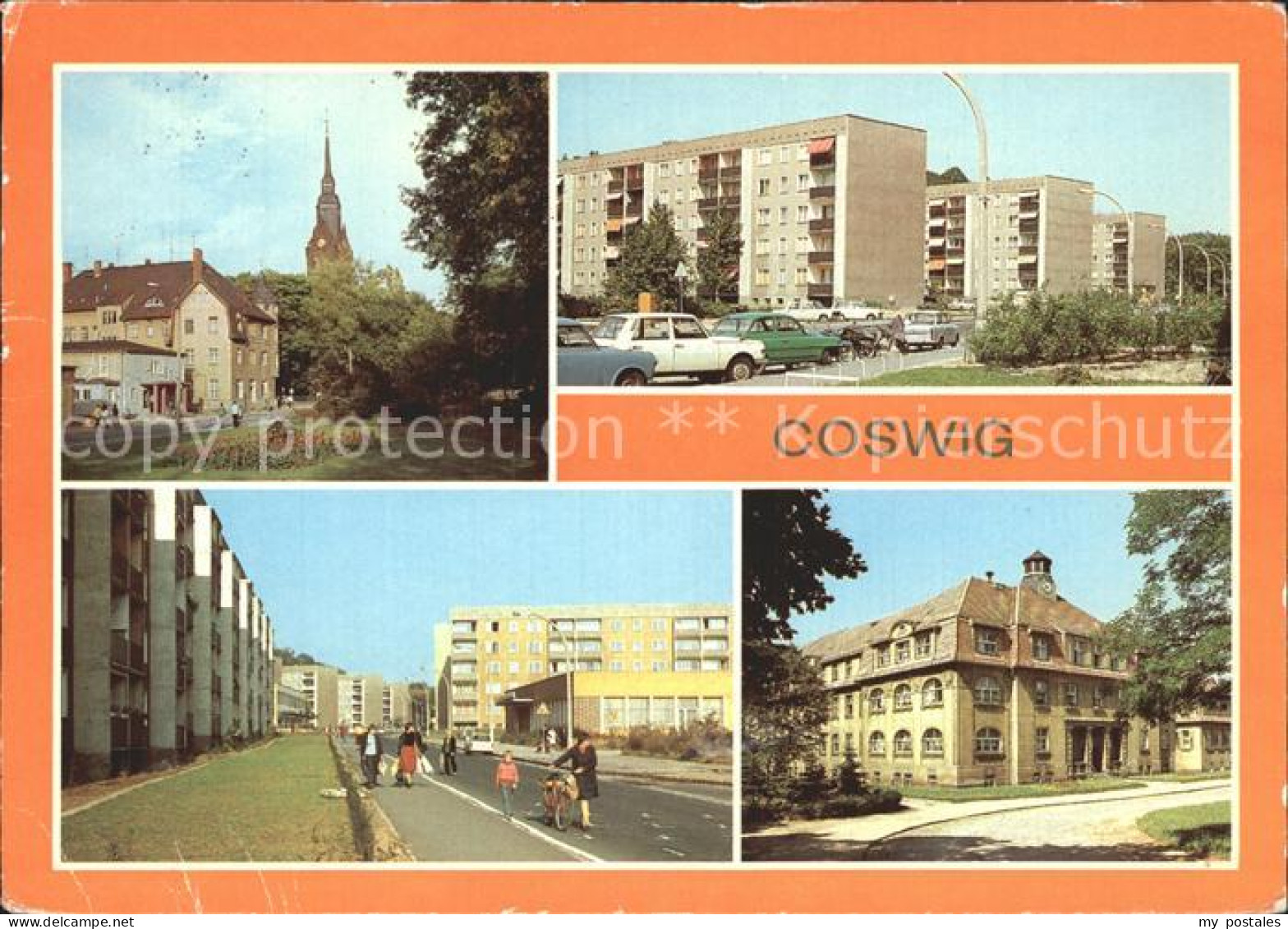 Coswig Sachsen Friedrich Engels Platz Strasse der Befreiung