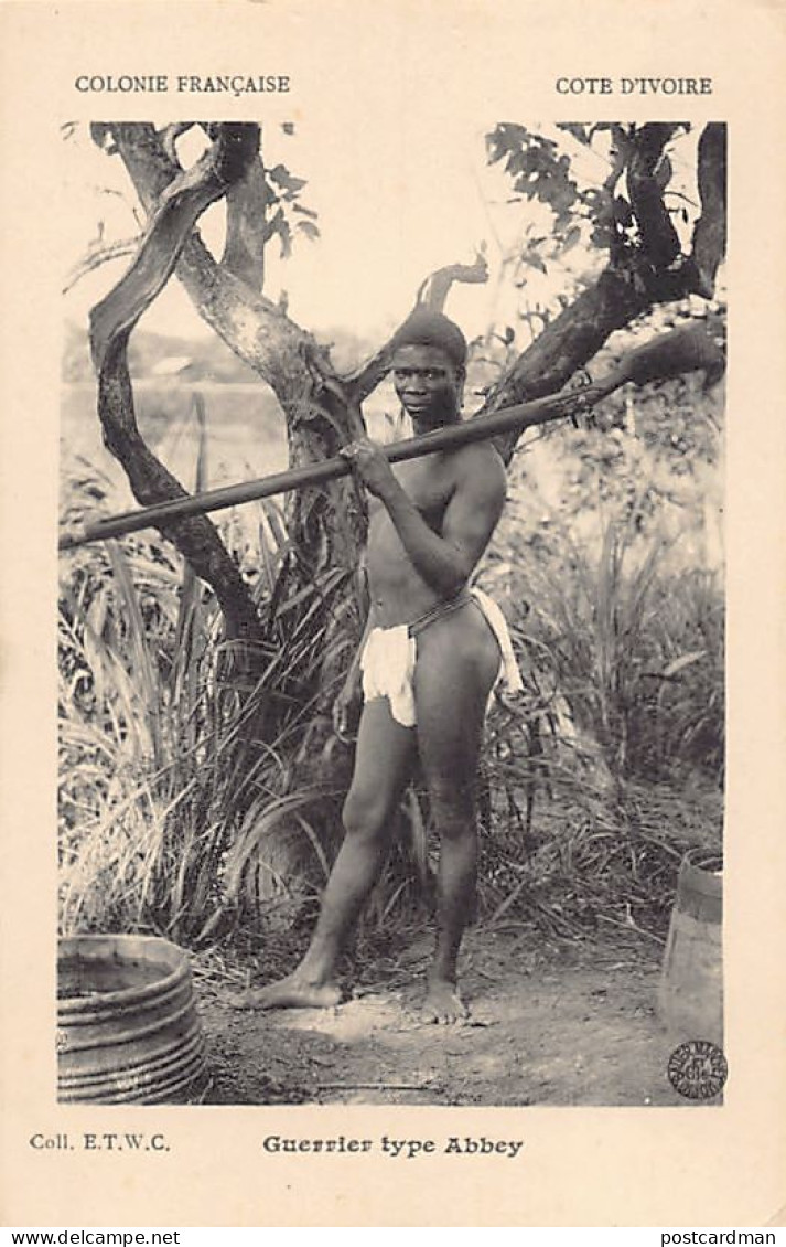 Côte d'Ivoire - Guerrier Type Abbey - Ed. E.T.W.C.