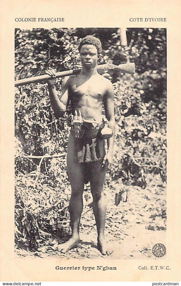 Côte d'Ivoire - Guerrier Type N'Gban - Ed. E.T.W.C.