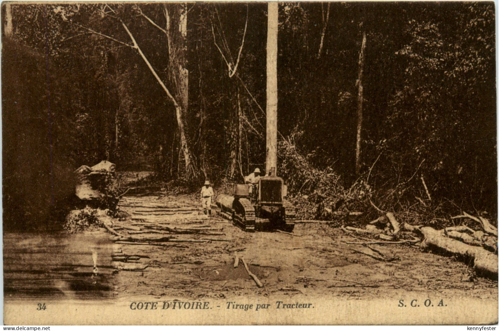 Cote d Ivoire - Tirage par Traacteur