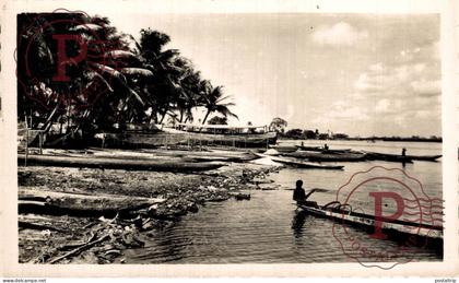 COSTA DE MARFIL. Côte d'Ivoire. ABIDJAN Embarcadere de Treicheville