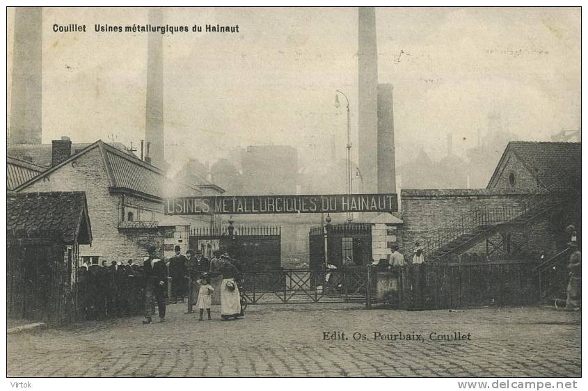 Couillet :  Usines métallurgiques du Hainaut