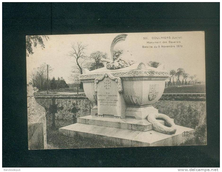 Coulmiers (45) - Monument des Bavarois Bataille du 9 novembre 1870