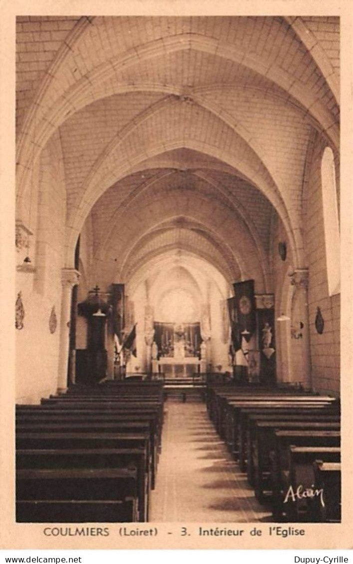 COULMIERS - Intérieur de l'Eglise - très bon état