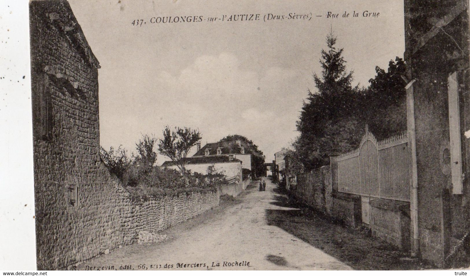 COULONGES-SUR-L'AUTIZE RUE DE LA GRUE
