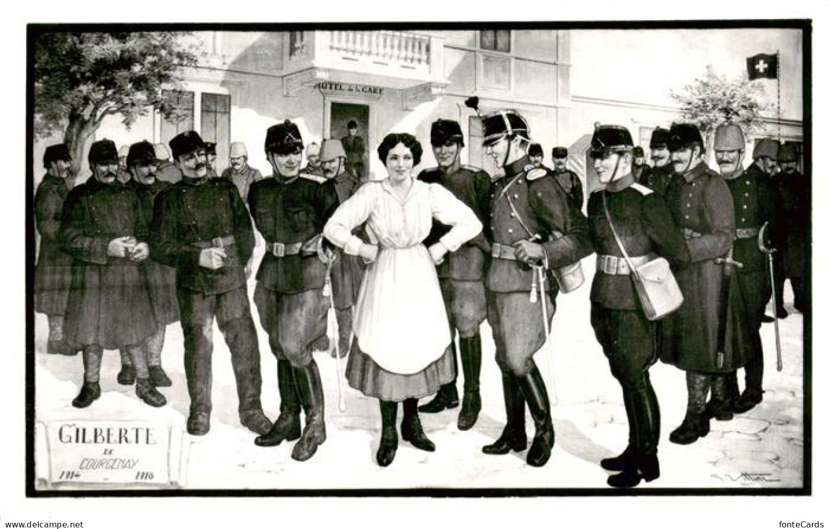 Courgenay Porrentruy JU Hotel de la Gare