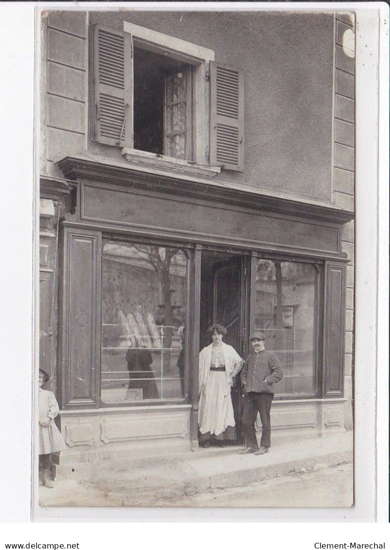 COURS LA VILLE : carte photo de la boulangerie CROZIER - très bon état