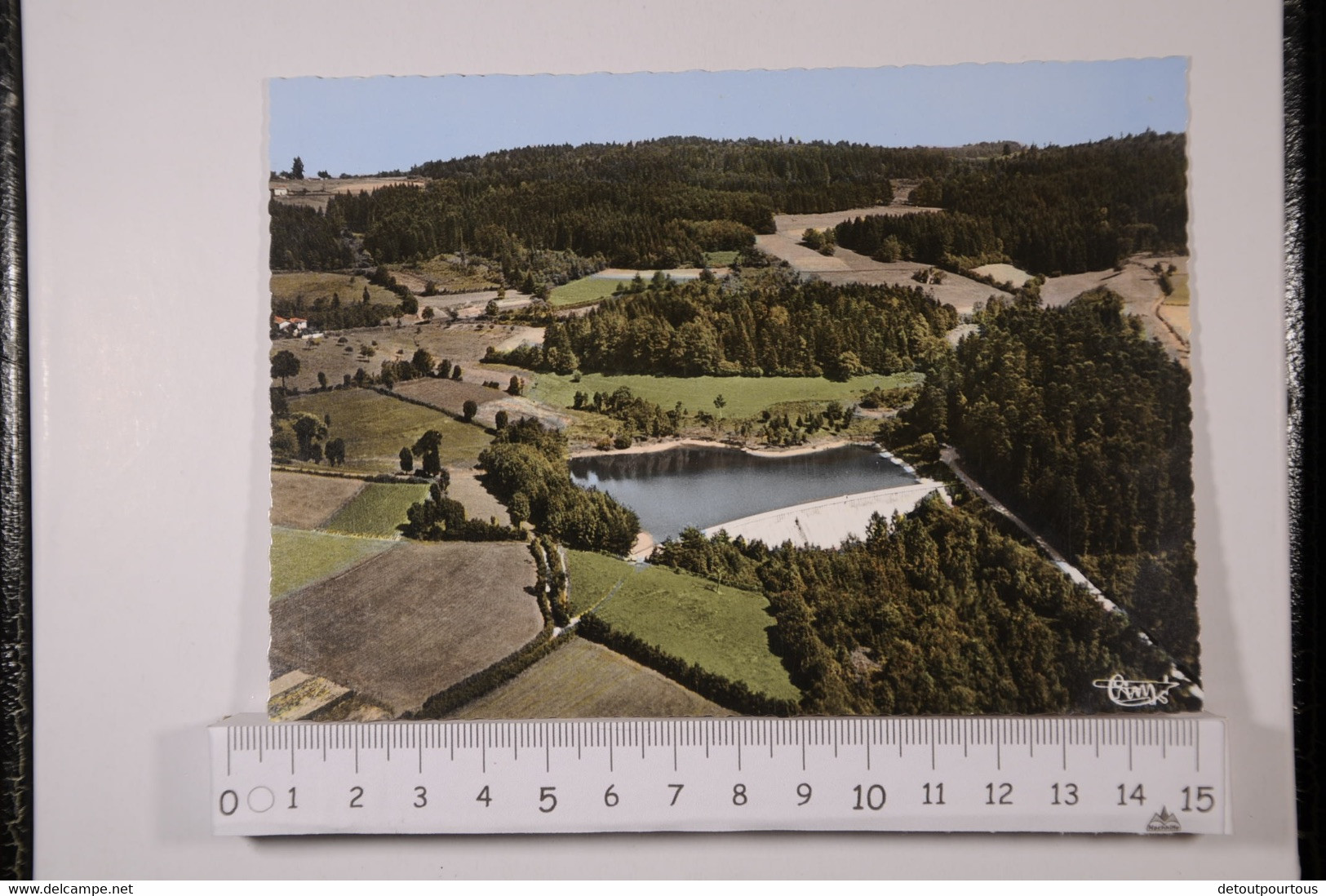 COURS LA VILLE Rhône 69 : vue aérienne sur le barrage