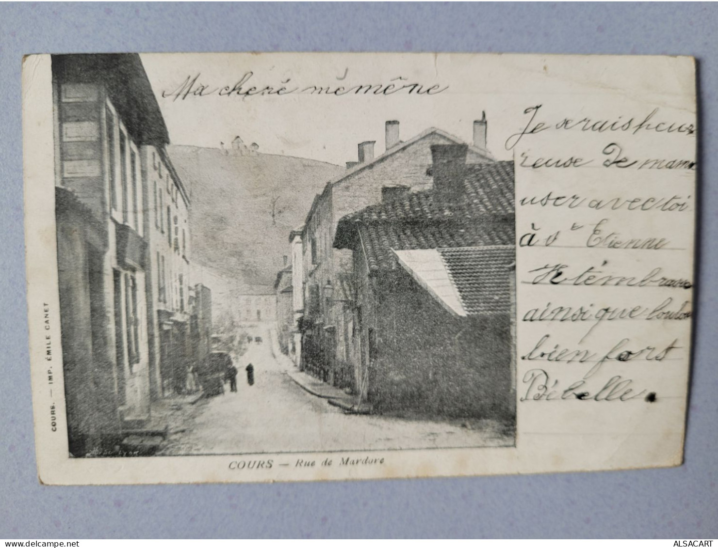 Cours la ville , rue mardore , carte 1903 pas fréquente