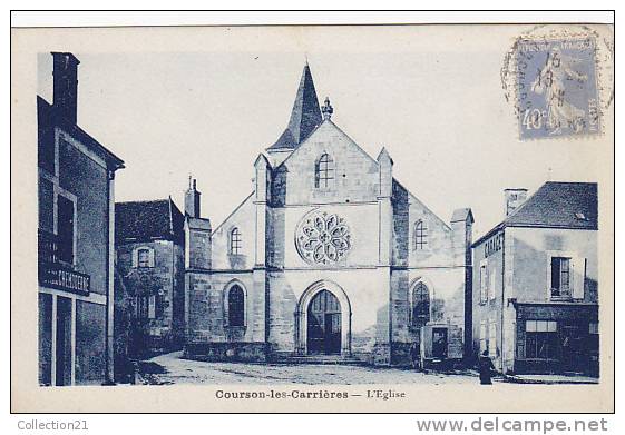 COURSON LES CARRIERES ... L EGLISE