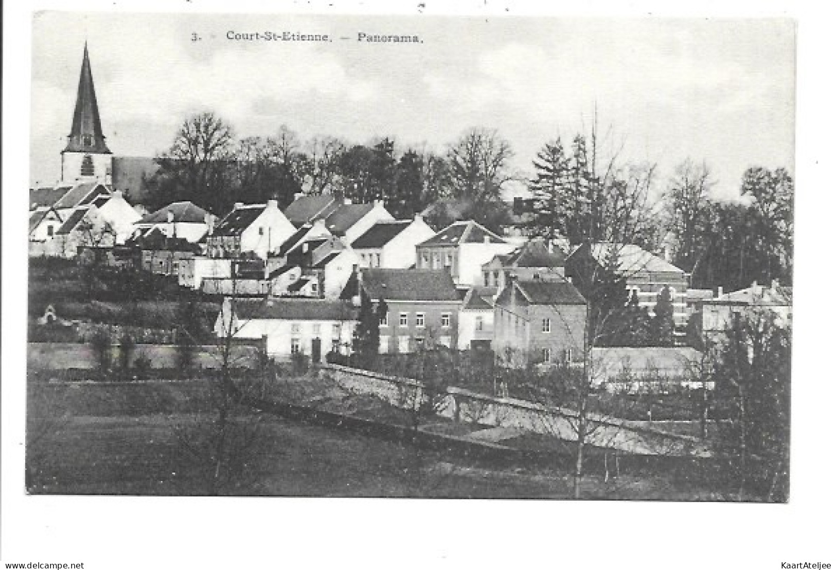 Court-Saint-Etienne - Panorama.