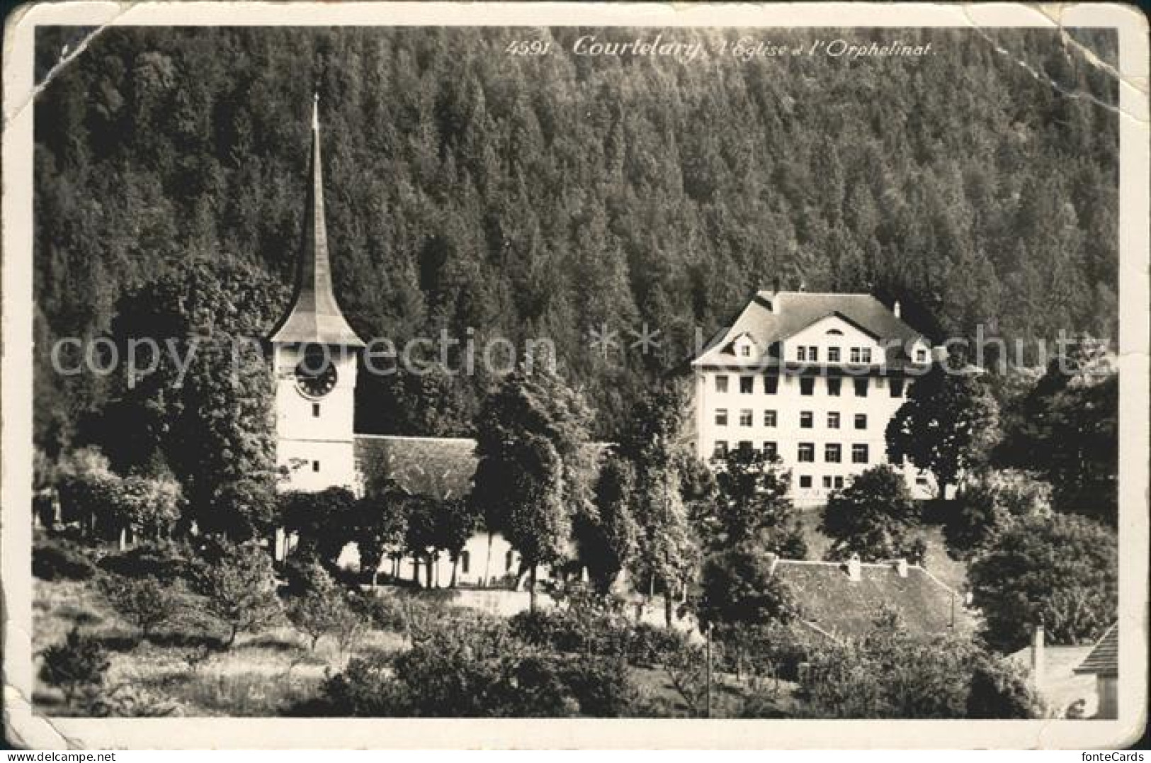 Courtelary Kirchenpartie