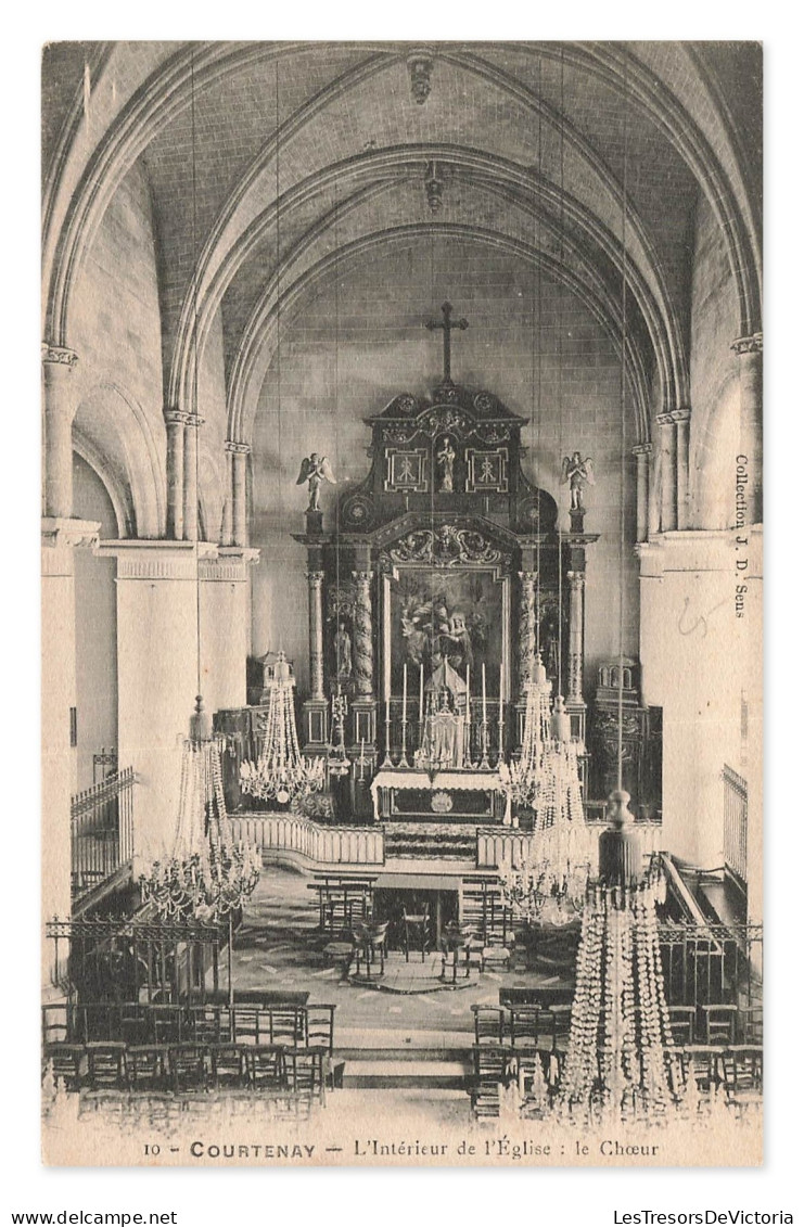 Courtenay – L'intérieur de l'église, le chœur