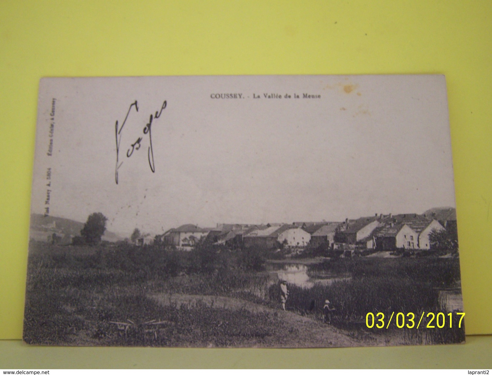 COUSSEY (VOSGES) MARCOPHILIE MILITAIRE.  LA VALLEE DE LA MEUSE.
