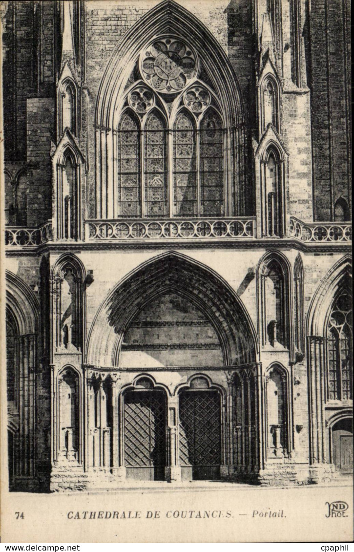 Coutances CPA Cathedrale