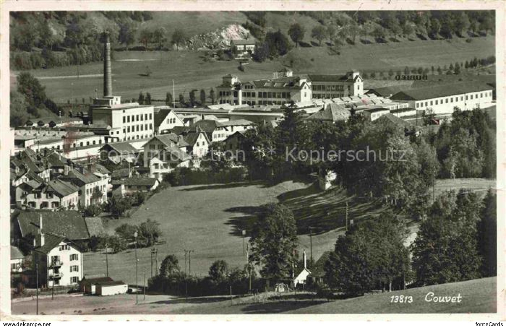 Couvet Val-de-Travers NE Panorama
