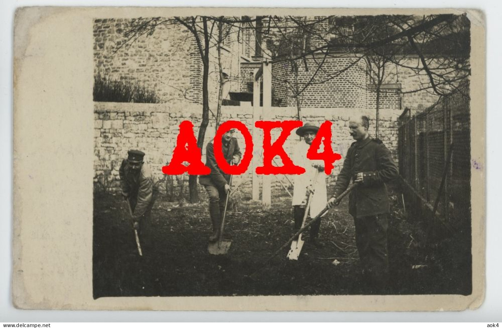 COUVIN Namur occupation allemande 1918 potager jardin