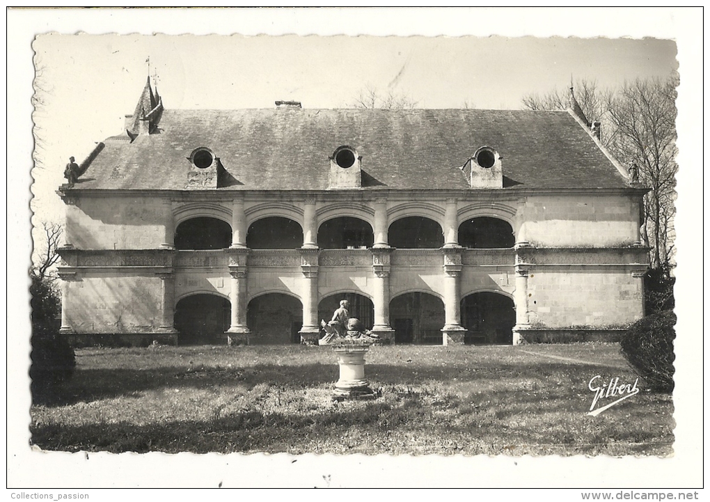 cp, 17, Dampierre-sur-Boutonne, Le Château, voyagée 1957