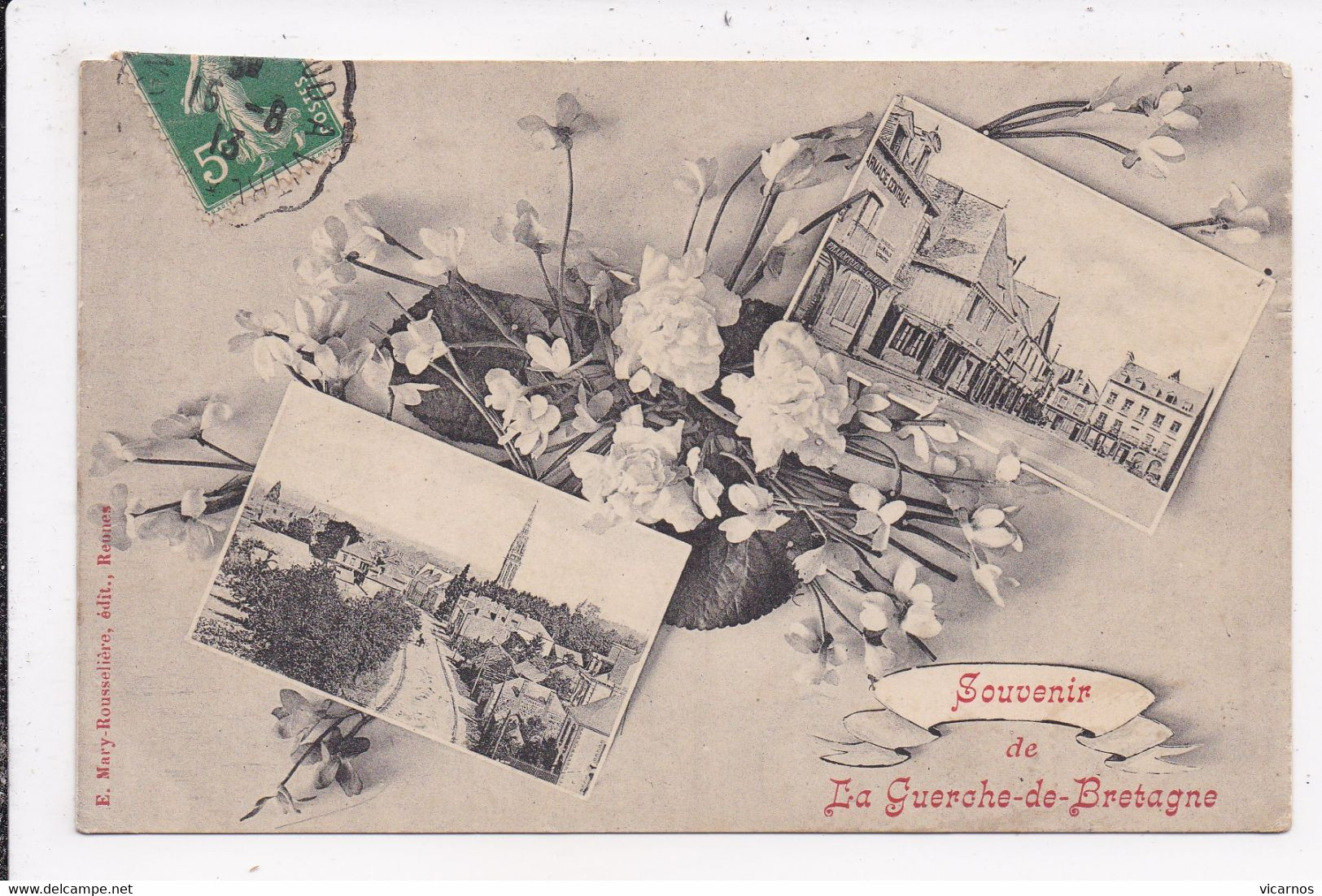CP 35 LA GUERCHE DE BRETAGNE Souvenir de la Guerche de Bretagne