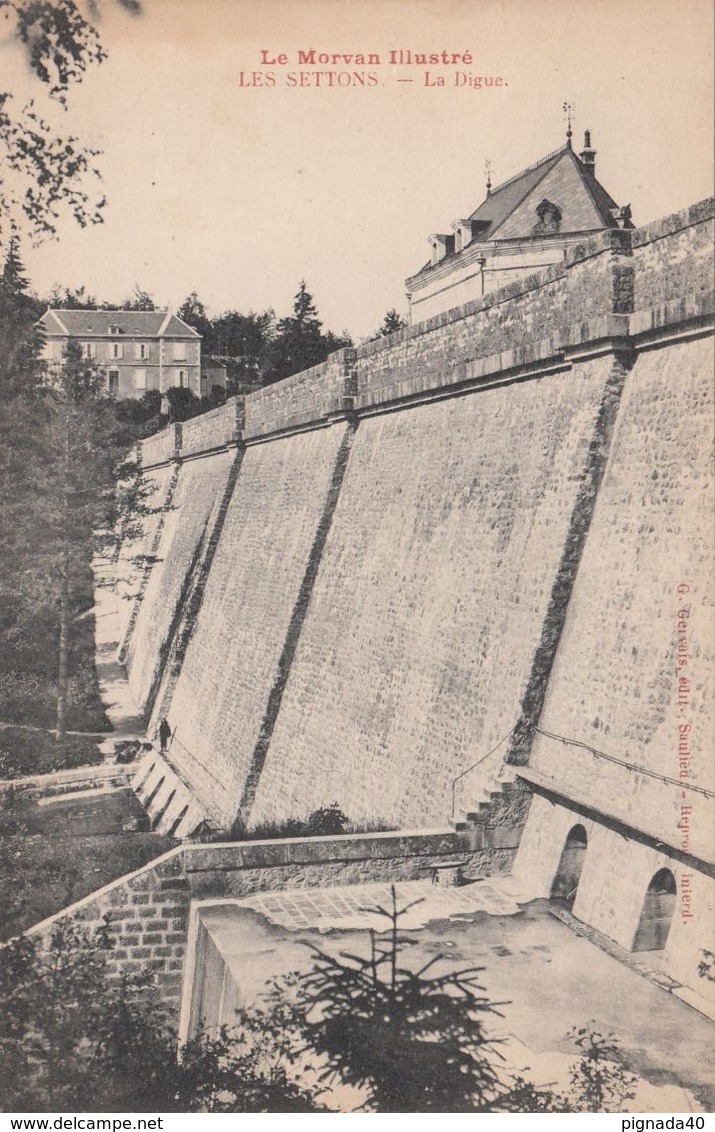 cp , 58 , MONTSAUCHE-les-SETTONS , La Digue