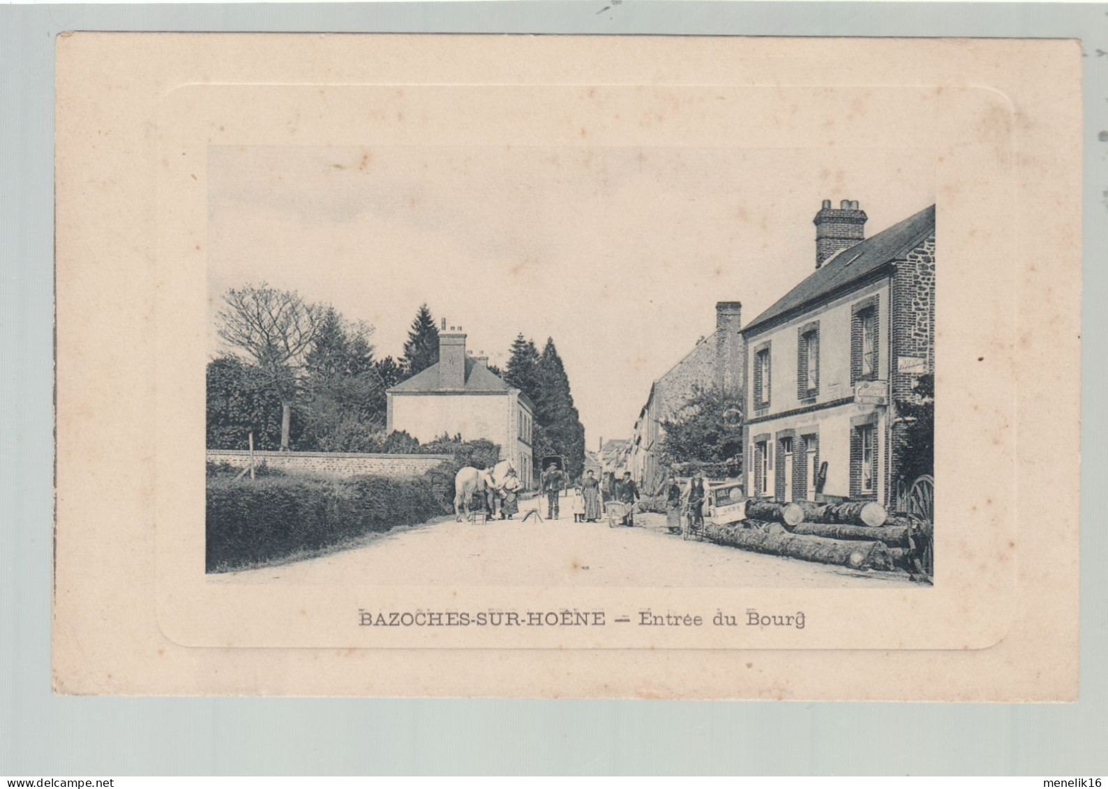 CP - 61 - Bazoches-sur-Hoene - Entrée du Bourg