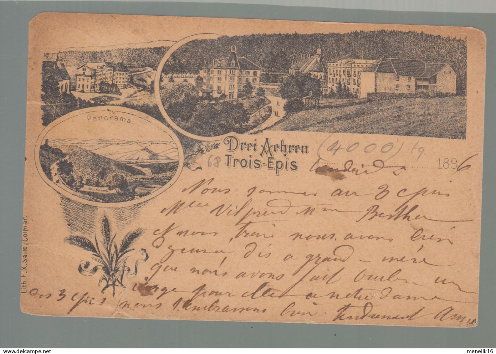 CP - 68 - Drei-Aehren - Trois-Epis - Multivues