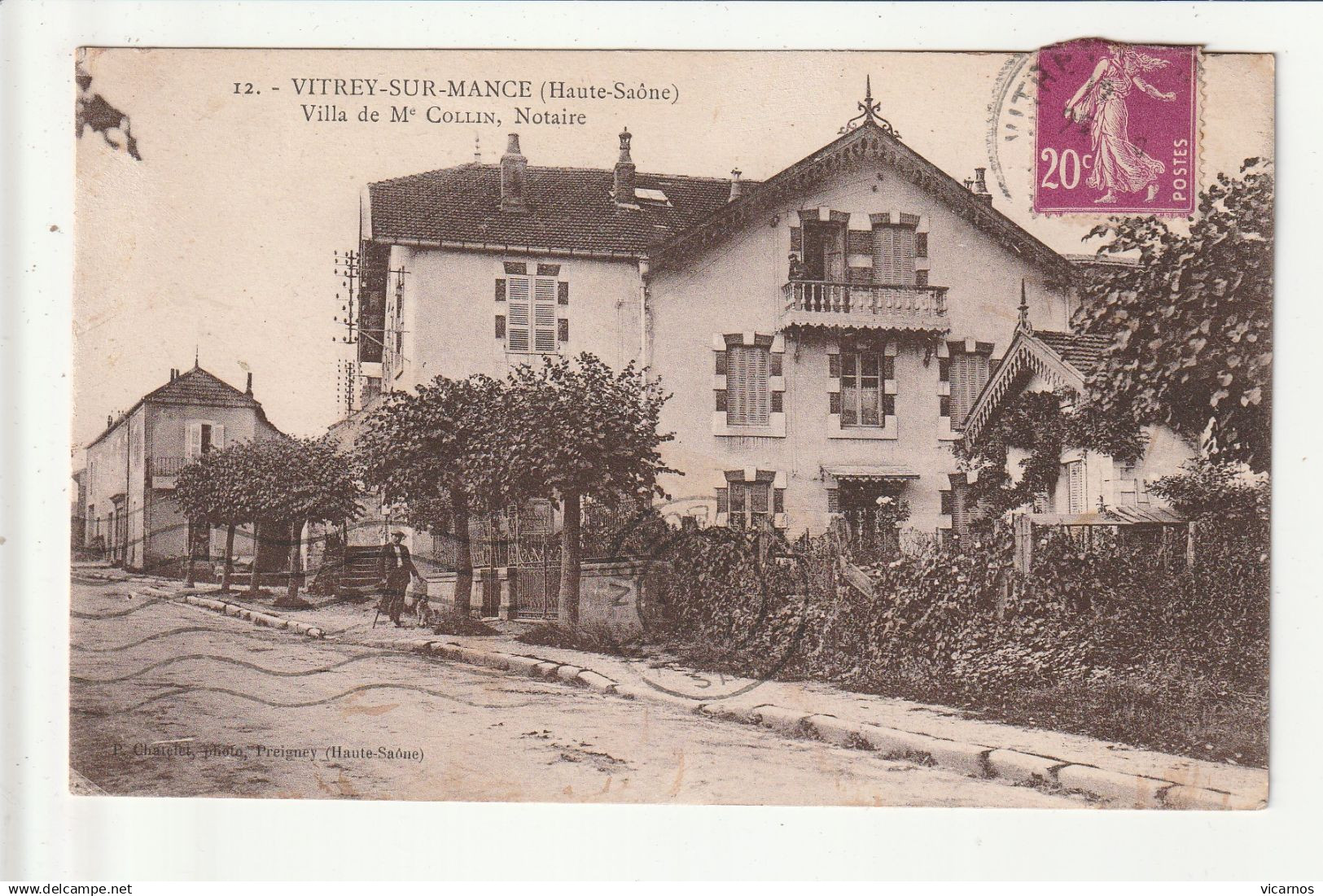 CP 70 VITREY SUR MANCE Villa de M.Collin Notaire