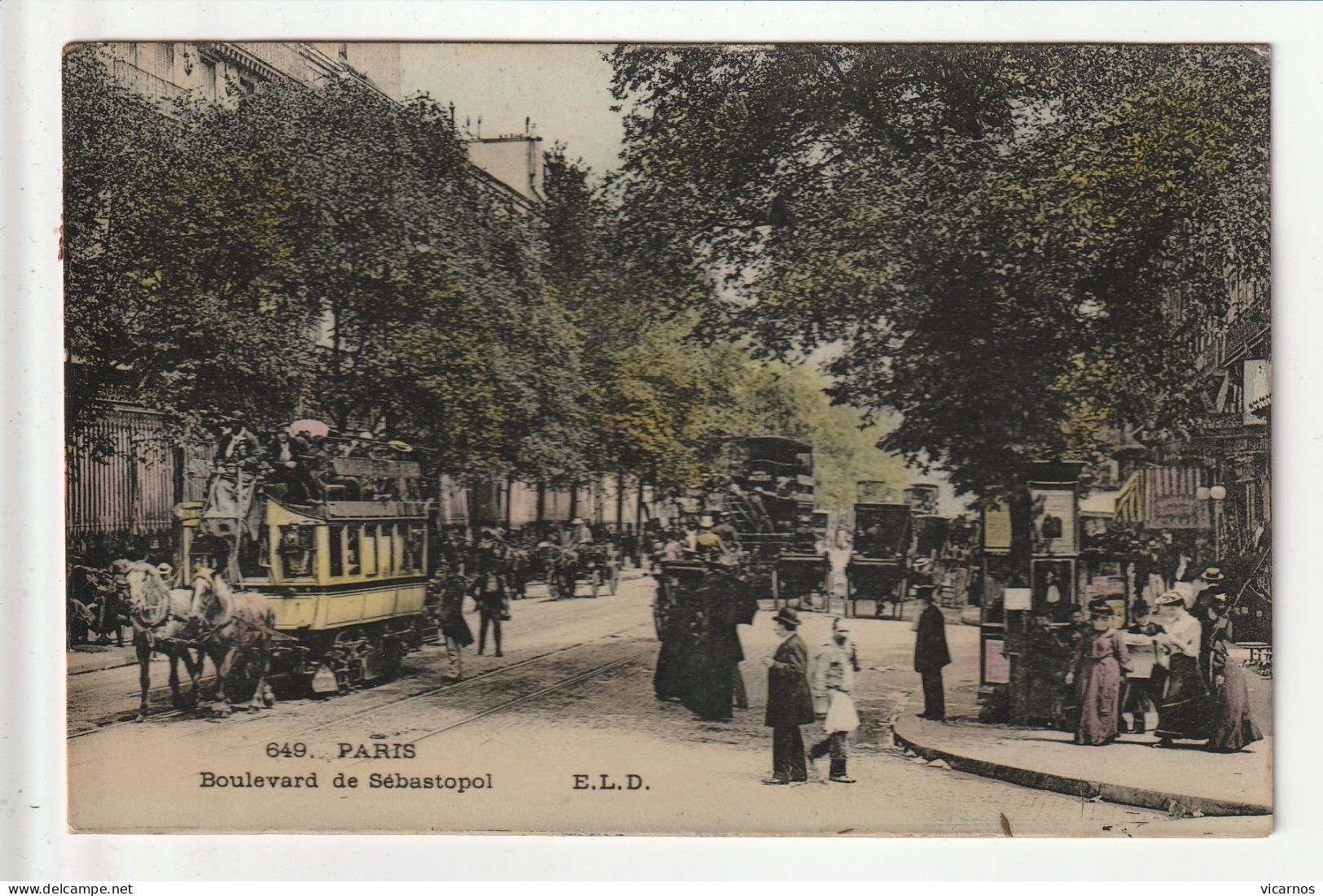 CP 75 PARIS 01 Boulevard de Sebastopol