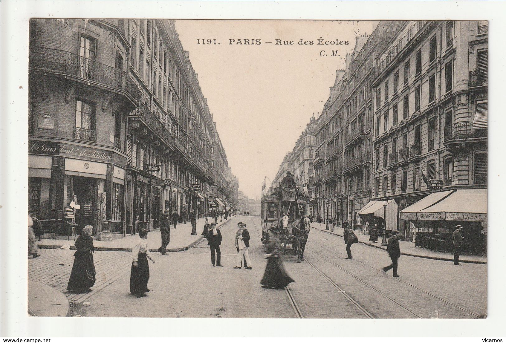 CP 75 PARIS 05 Rue des Ecoles