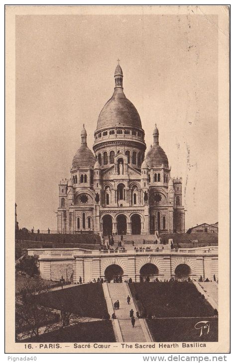 cp , 75 , PARIS , Sacré-Coeur