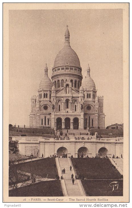 cp , 75 , PARIS , Sacré-Coeur