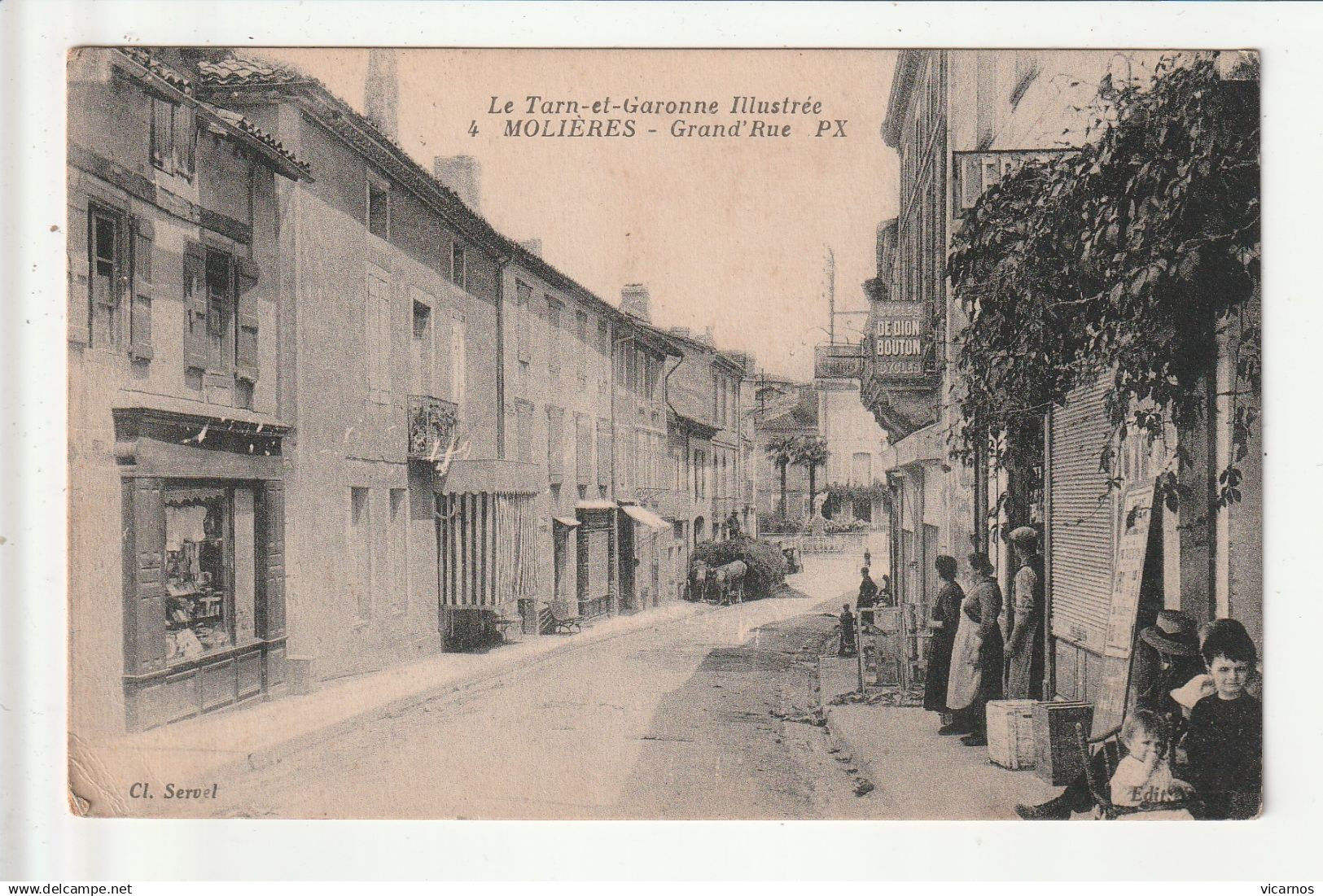 CP 82 MOLIERES Grand'Rue