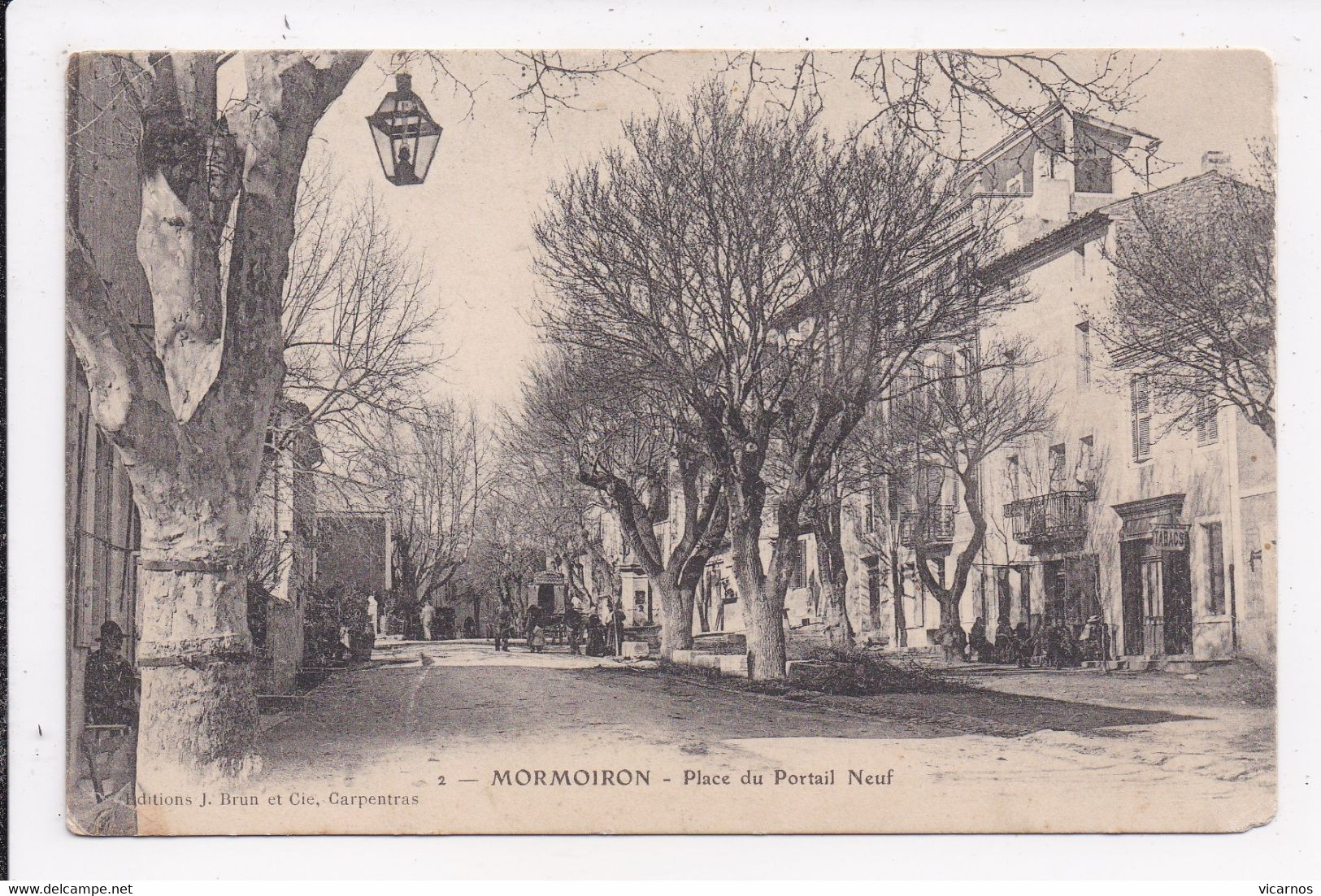 CP 84 MORMOIRON Place du Portail Neuf