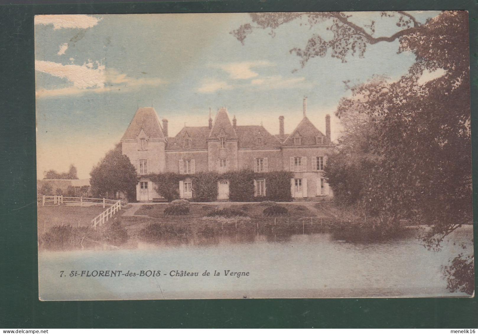CP - 85 - Saint-Florent-des-Bois - Château de la Vergne