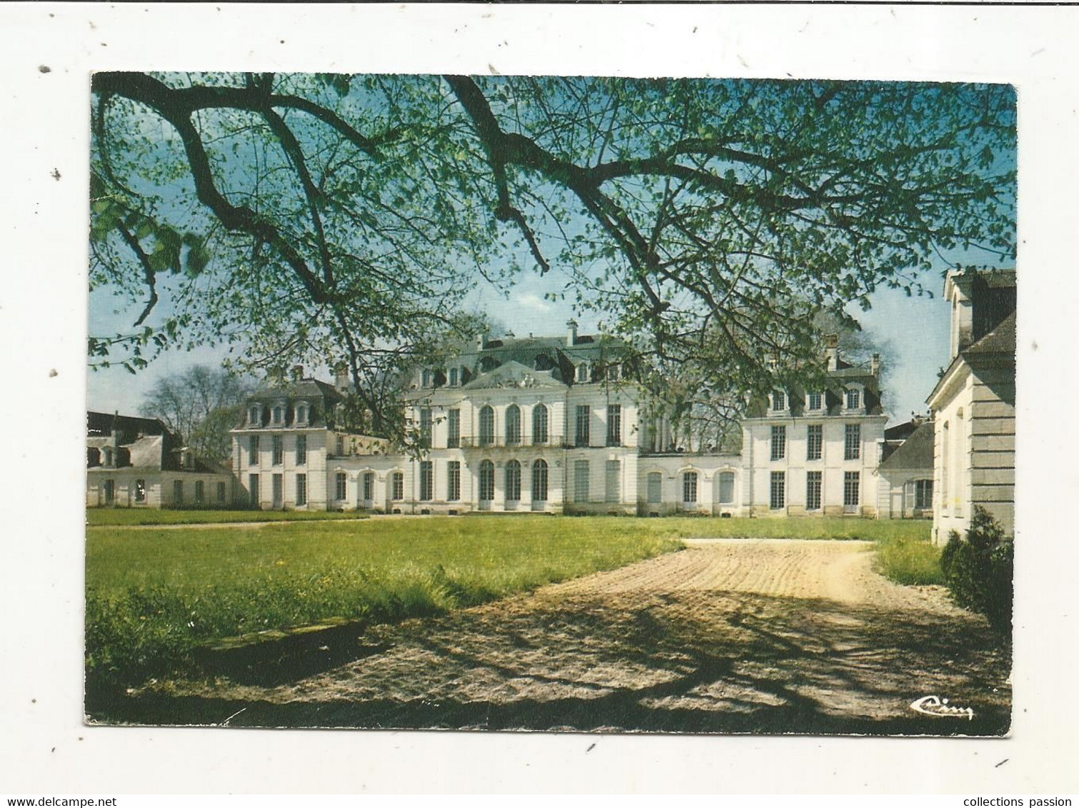 cp, 86 ,  DANGE SAINT ROMAIN,  le château des ORMES,  vierge