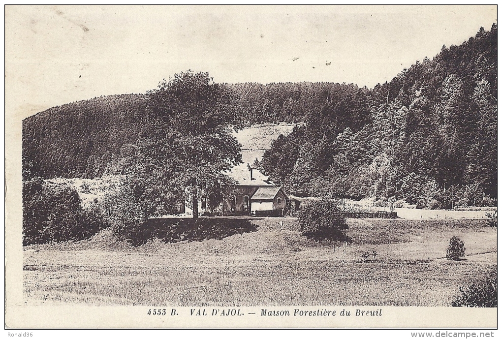 CP 88 VAL D'AJOL  Maison Forestière du Breuil ( montagne forêt habitation de garde forestier )