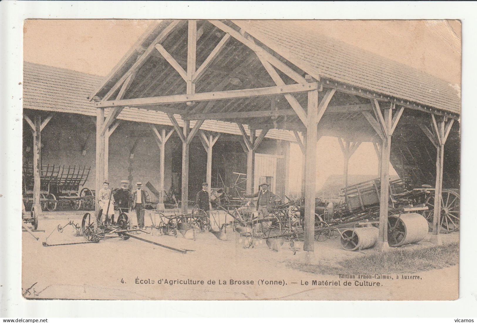 CP 89 (venoy) Ecole d'Agriculture de la Brosse Le materiel de culture