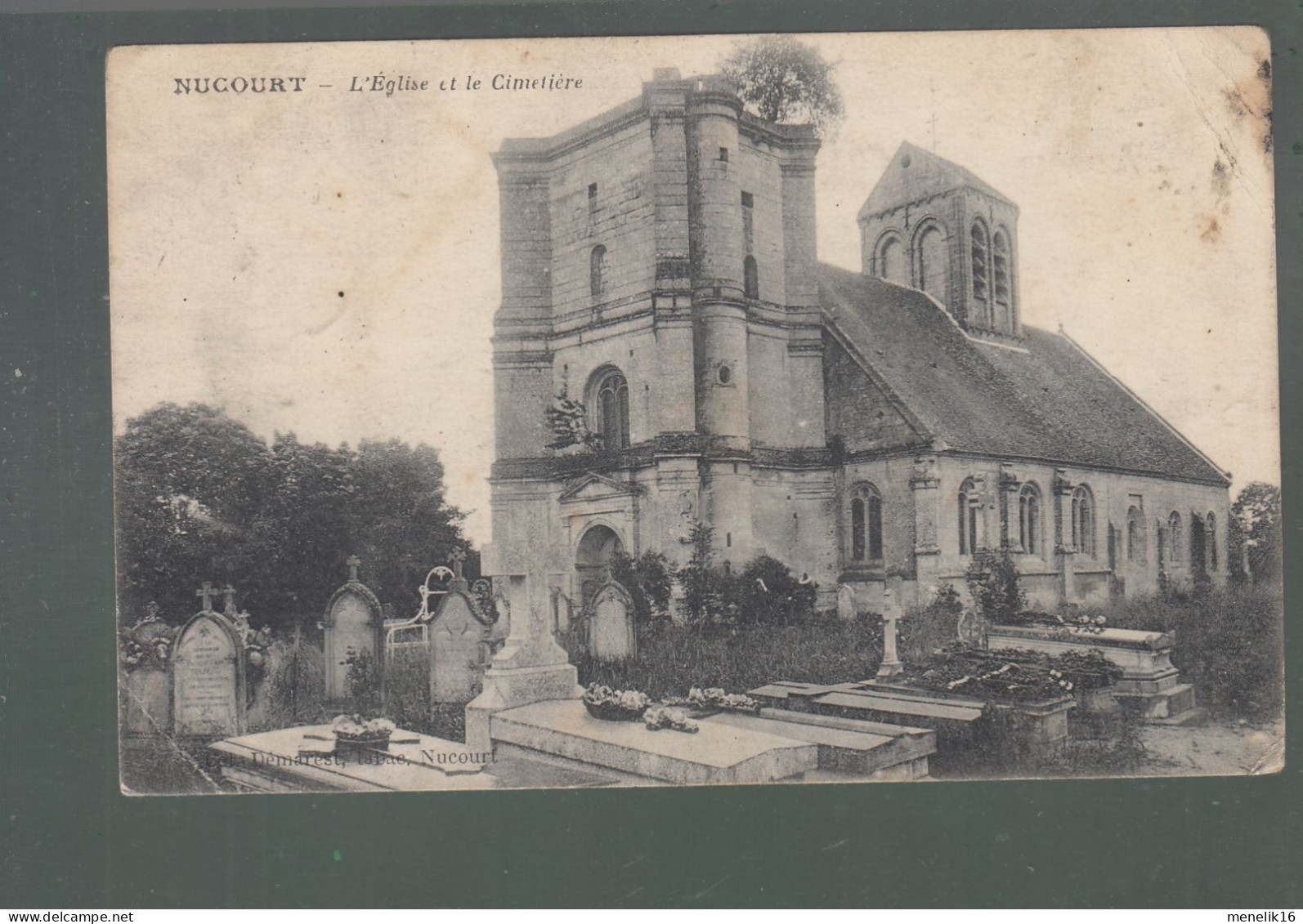 CP - 95 - Nucourt - Eglise - Cimetière