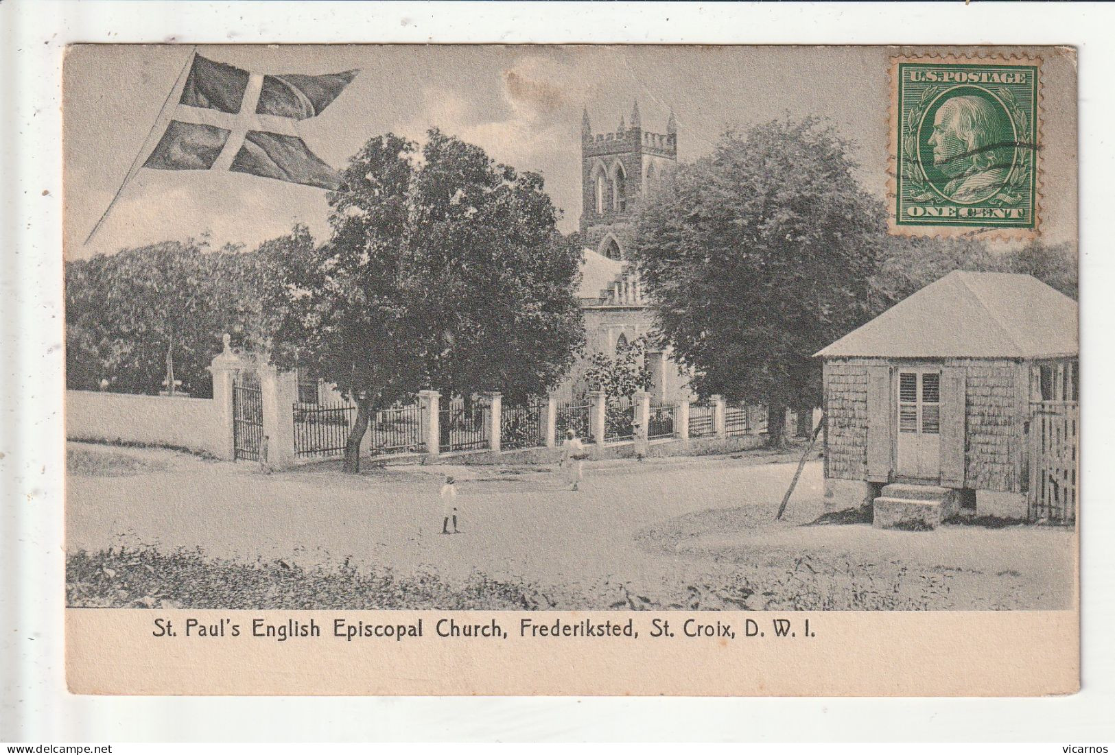 CP ANTILLES St Paul English Episcopal Church FREDERIKSTED ST CROIX D.W.I